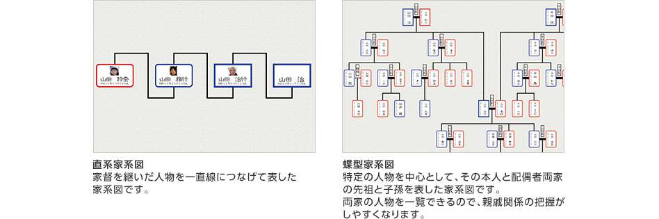 家系図作成 家系図作成ソフト 親戚まっぷシリーズ つくれる家系図2 家庭 生活 趣味 製品情報 筆まめネット