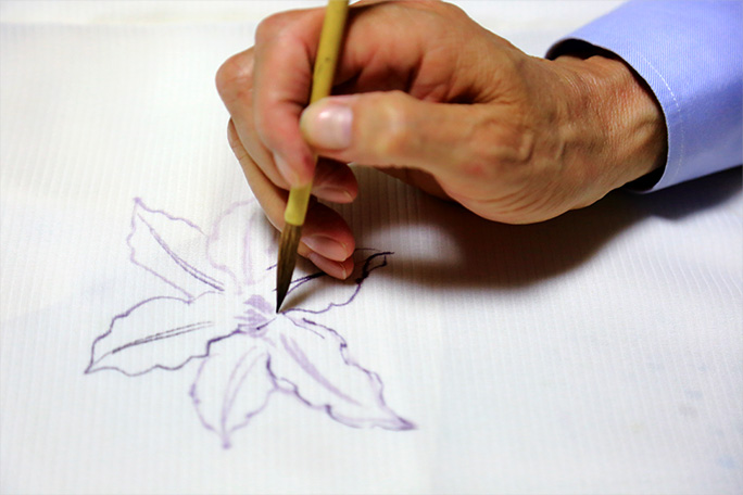 第2回］京友禅作家・黒島敏さんの工房を訪問 | 『筆まめVer.28限定