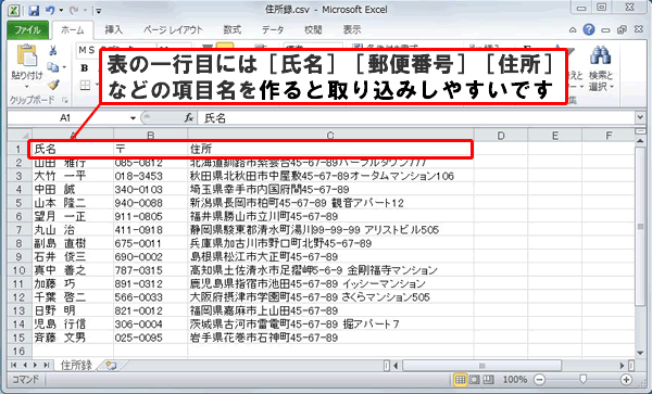 Wordでも筆まめでも 往復はがきを作成しよう みんなで楽しむ