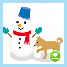 雪だるまのイラスト無料ダウンロード